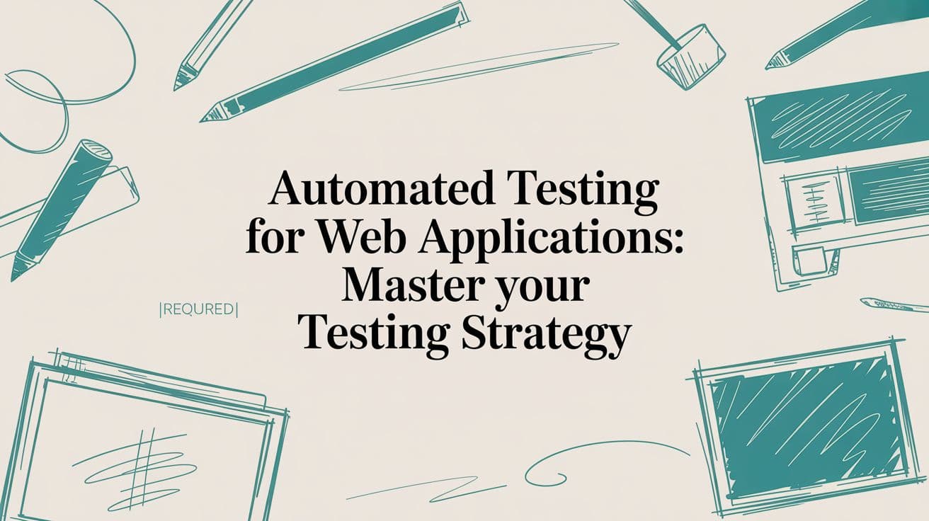 Automated Testing for Web Applications: Master Your Testing Strategy