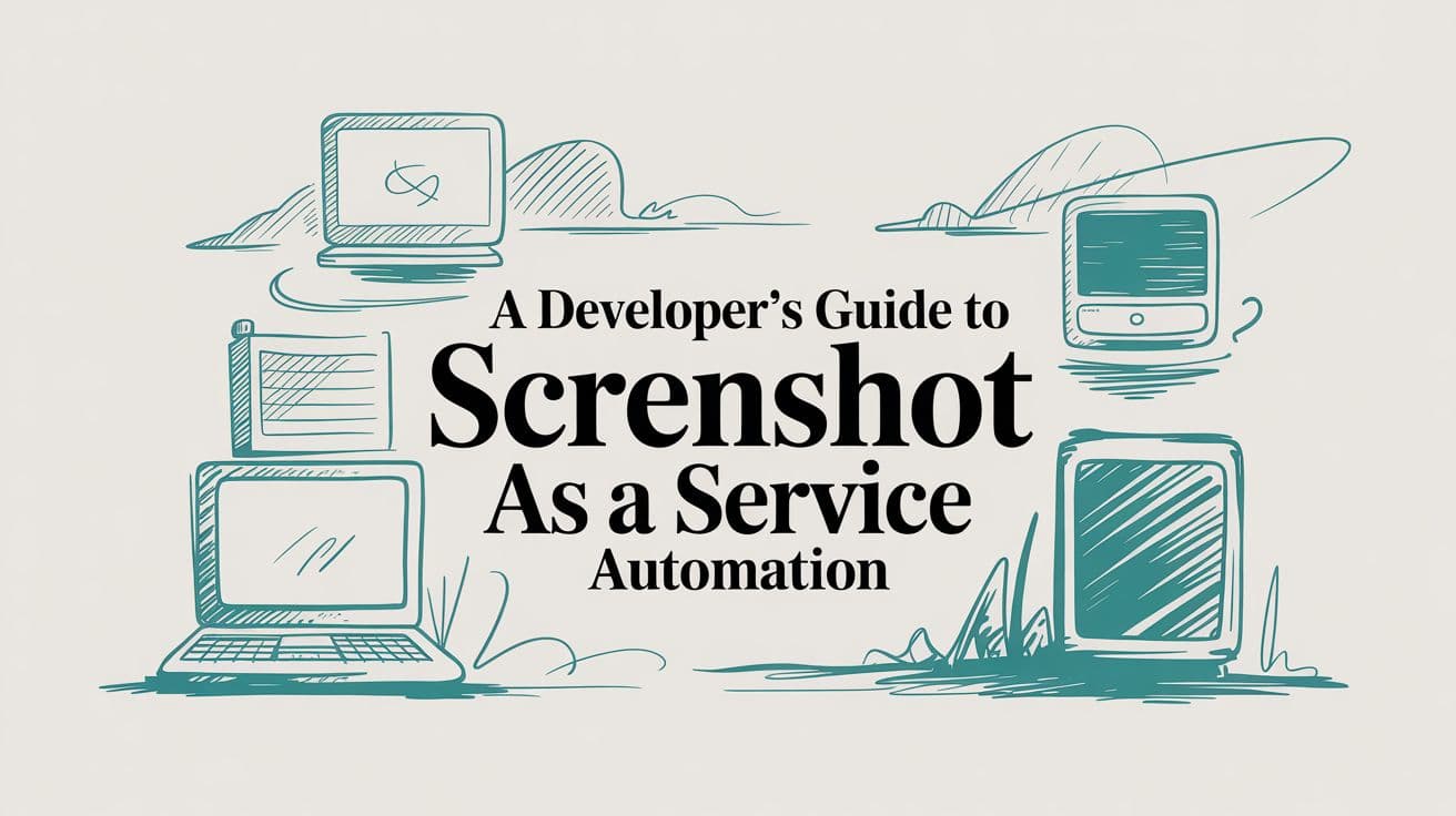 A Developer's Guide to Screenshot as a Service Automation