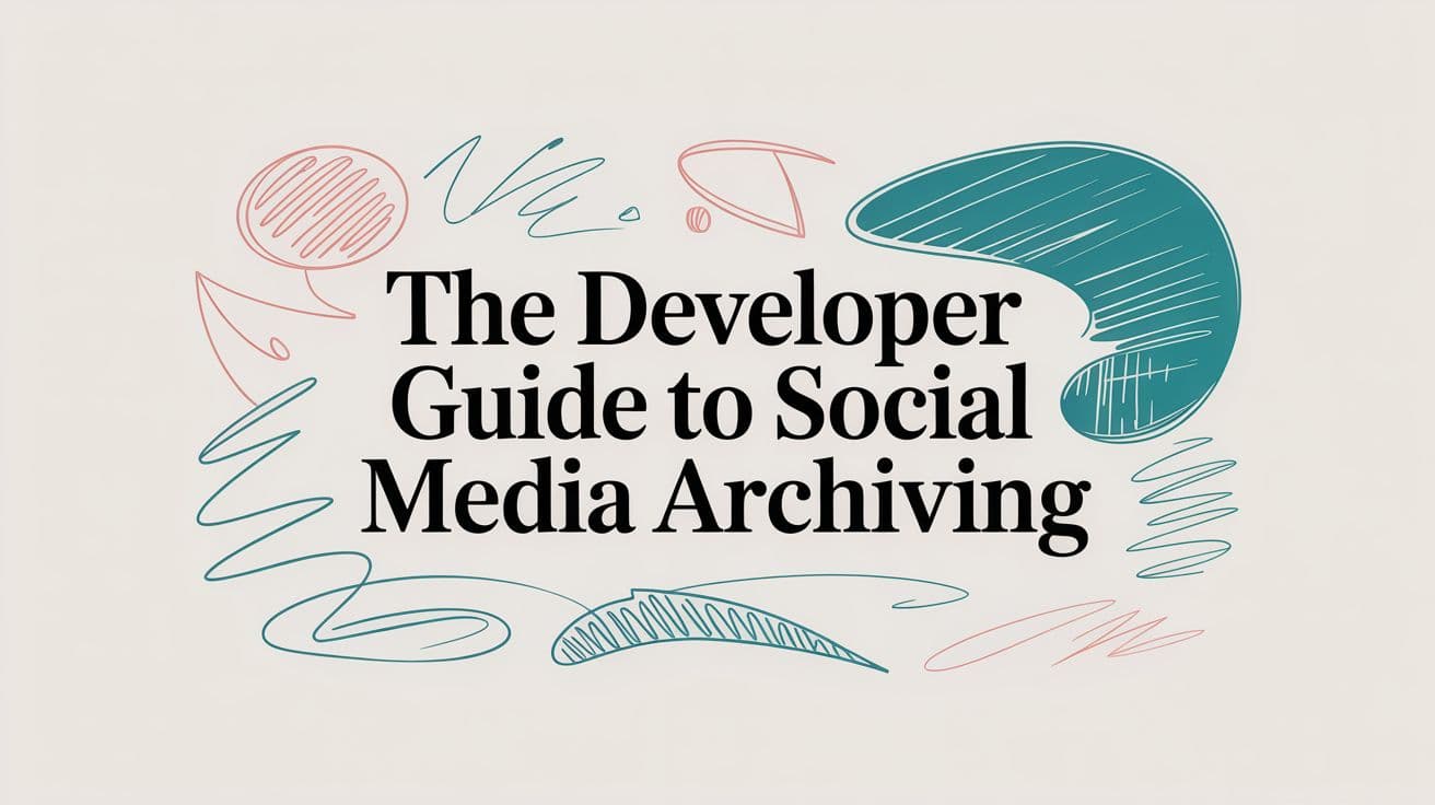 The Developer Guide to Social Media Archiving