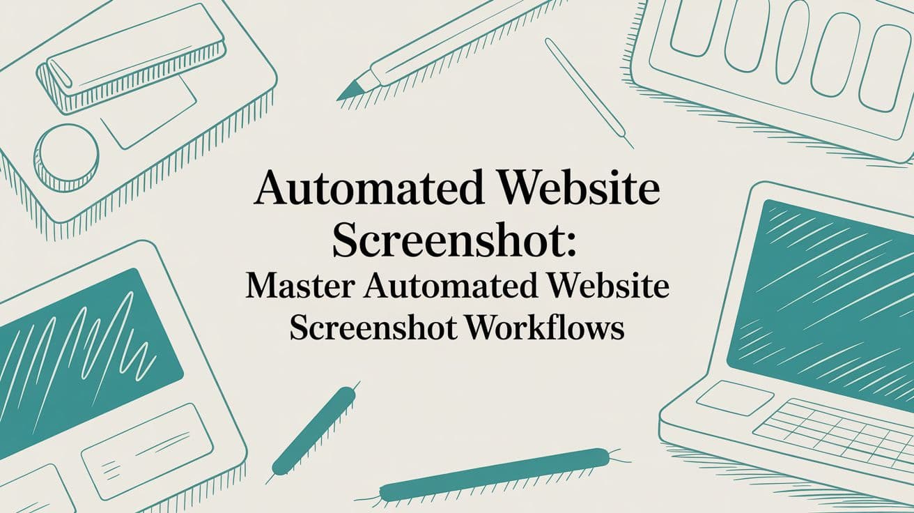 Automated Website Screenshot: Master automated website screenshot Workflows
