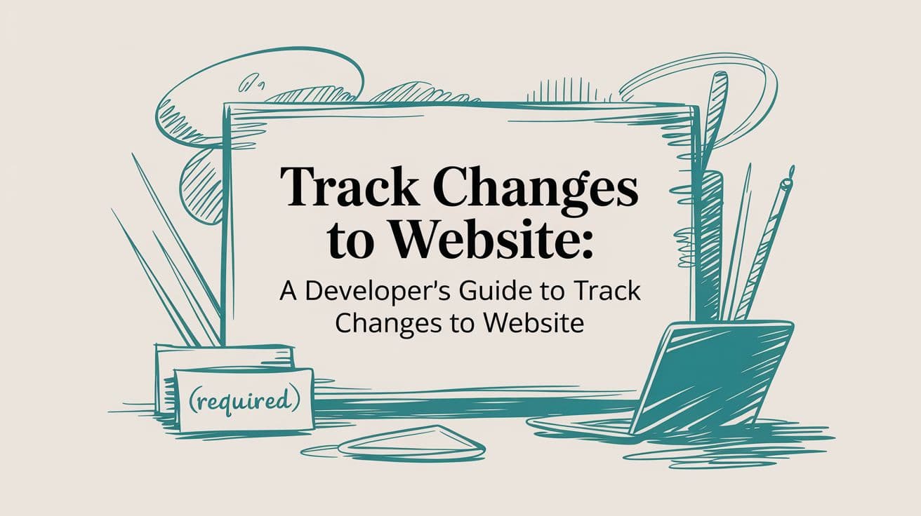 Track Changes to Website: A Developer's Guide to track changes to website