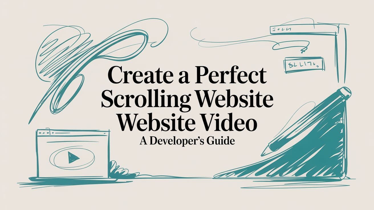 Create a Perfect Scrolling Website Video A Developer's Guide