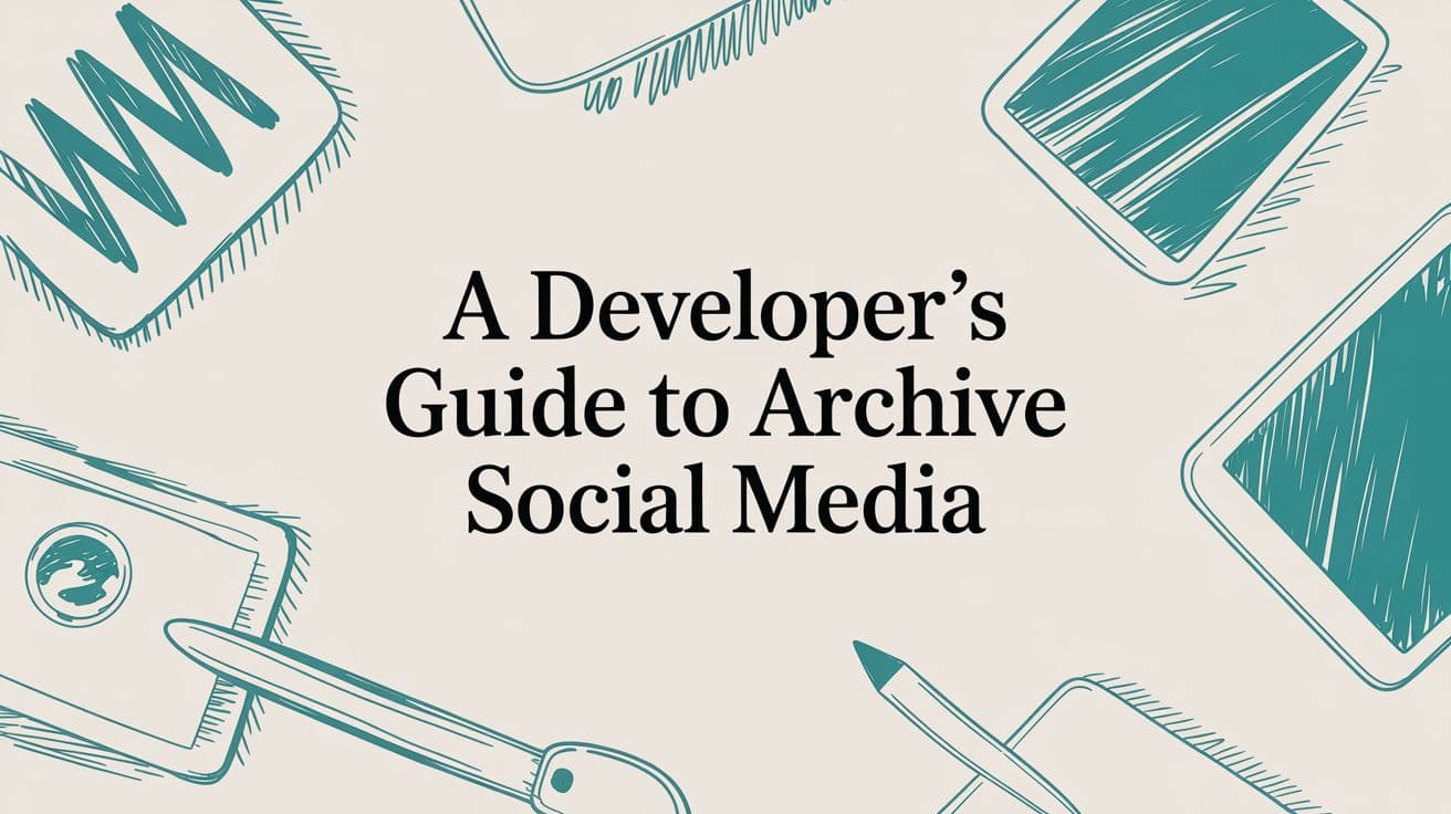 A Developer’s Guide to Archive Social Media
