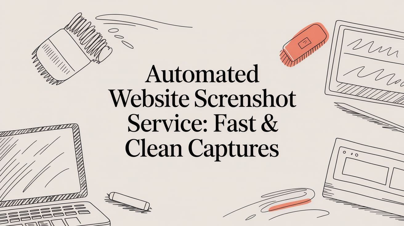 Automated Website Screenshot Service: Fast & Clean Captures