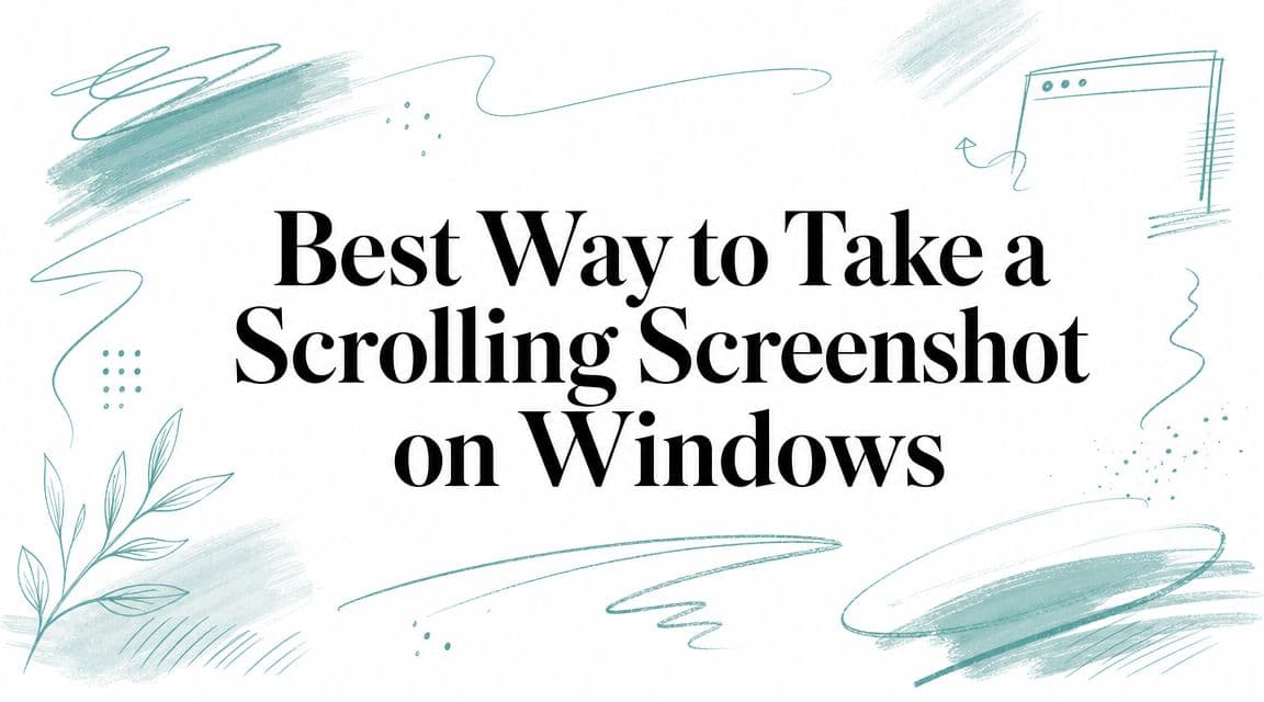 Best Way to Take a Scrolling Screenshot on Windows