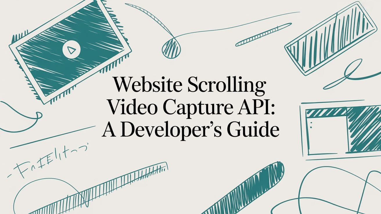 Website Scrolling Video Capture API: A Developer's Guide