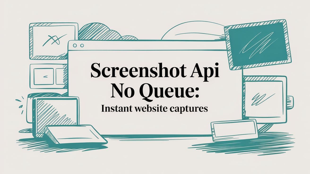Screenshot API No Queue: Instant Website Captures