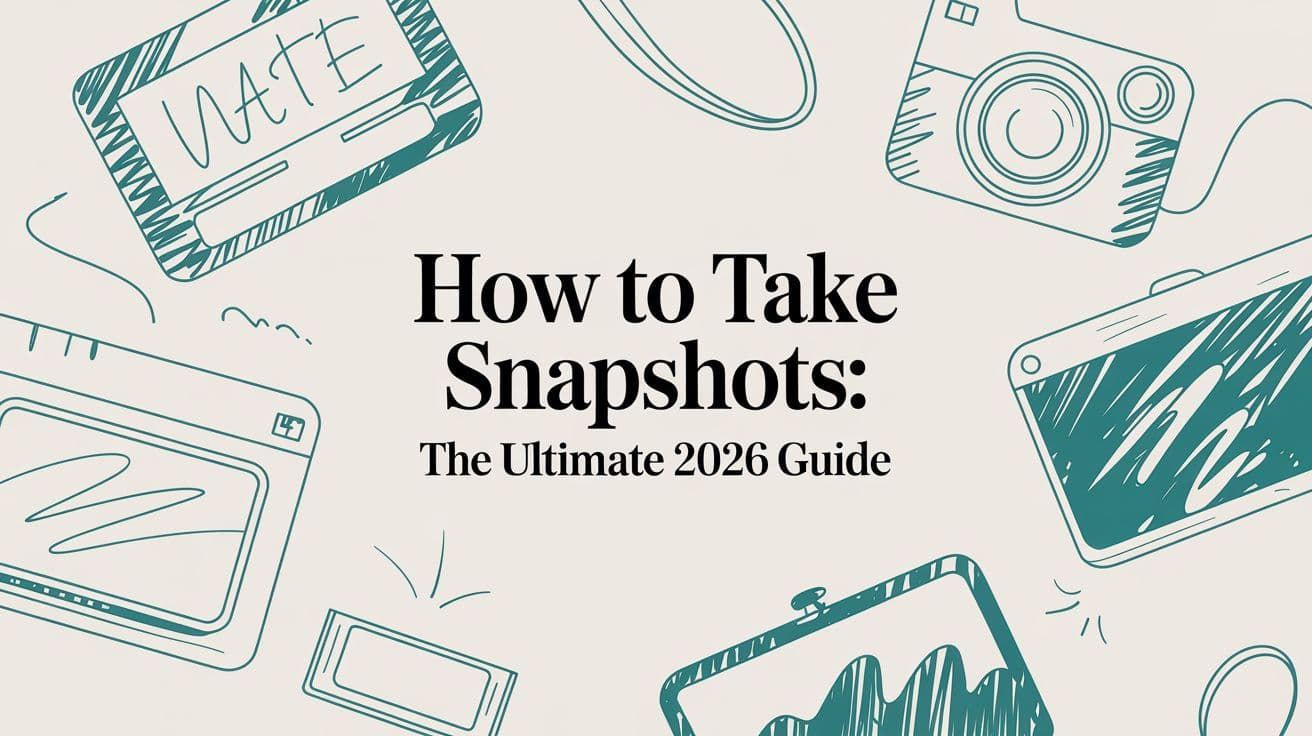 How to Take Snapshots: The Ultimate 2026 Guide