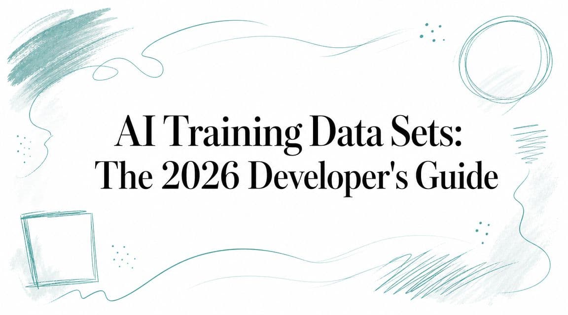 AI Training Data Sets: The 2026 Developer's Guide
