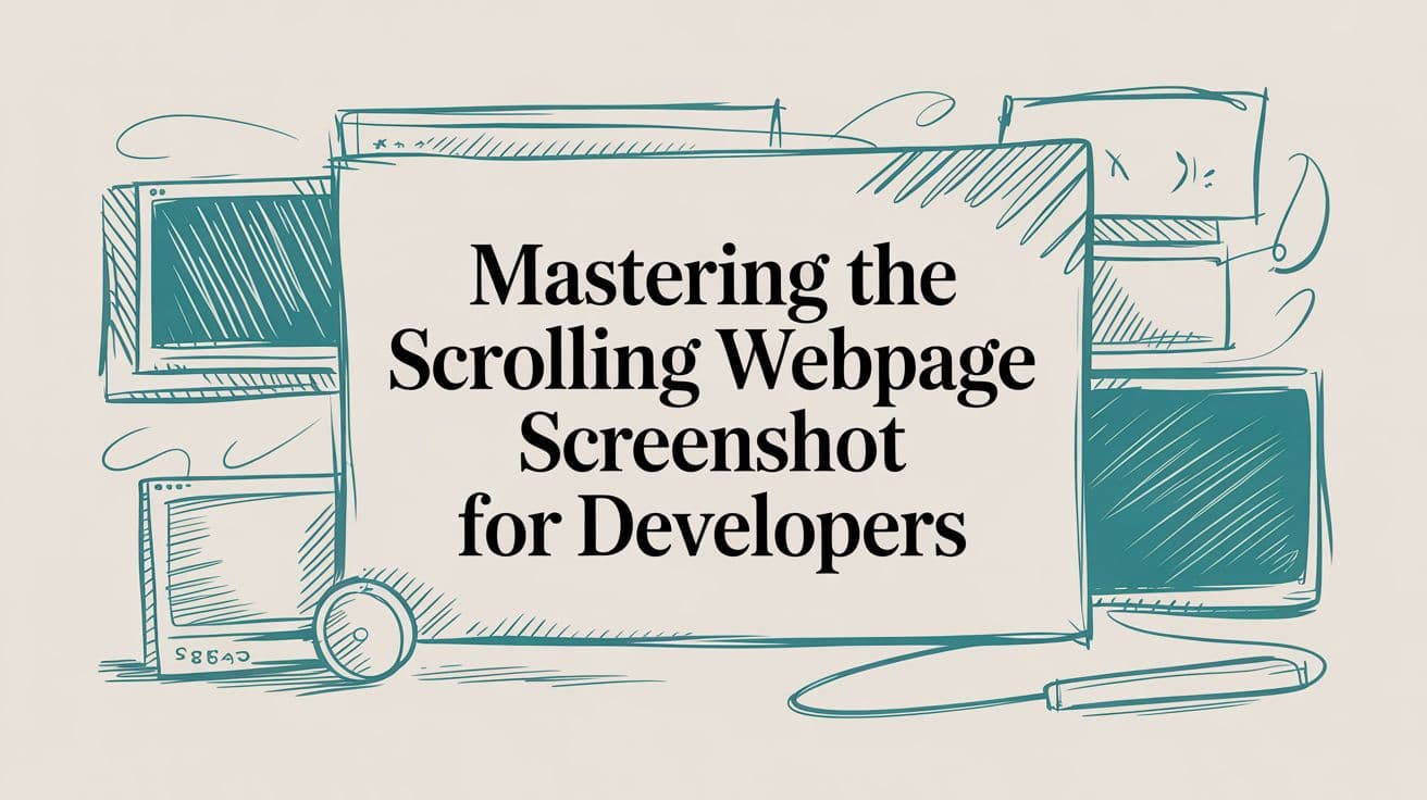 Mastering the Scrolling Webpage Screenshot for Developers