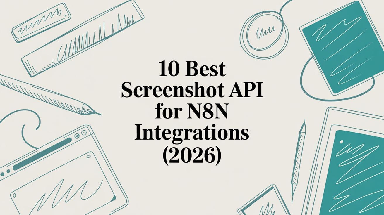 10 Best Screenshot API for n8n Integrations (2026)