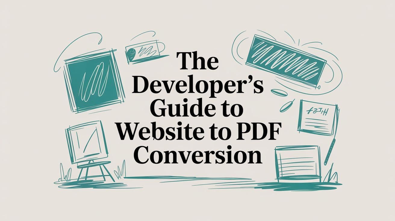 The Developer's Guide to Website to PDF Conversion in 2026