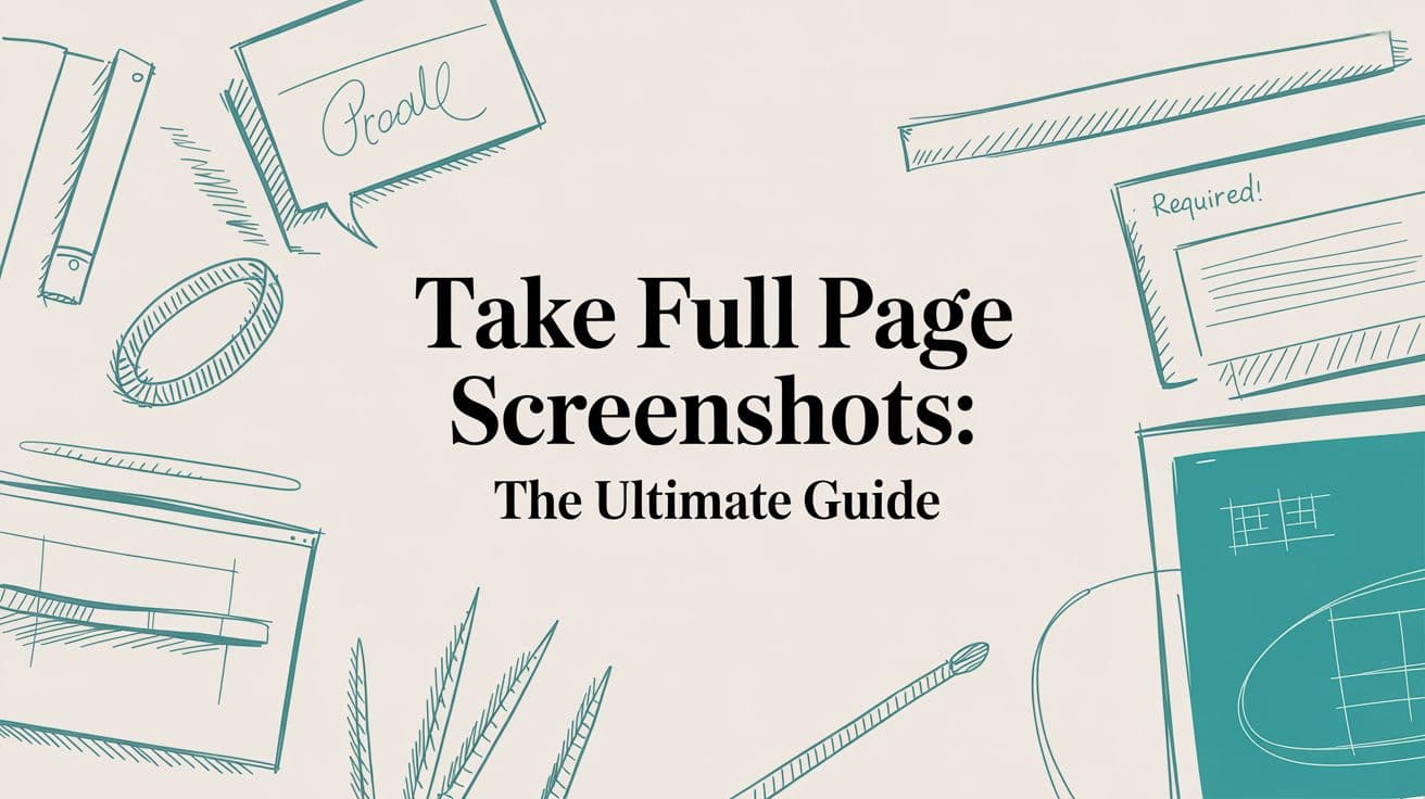 Take Full Page Screenshots: The Ultimate Guide
