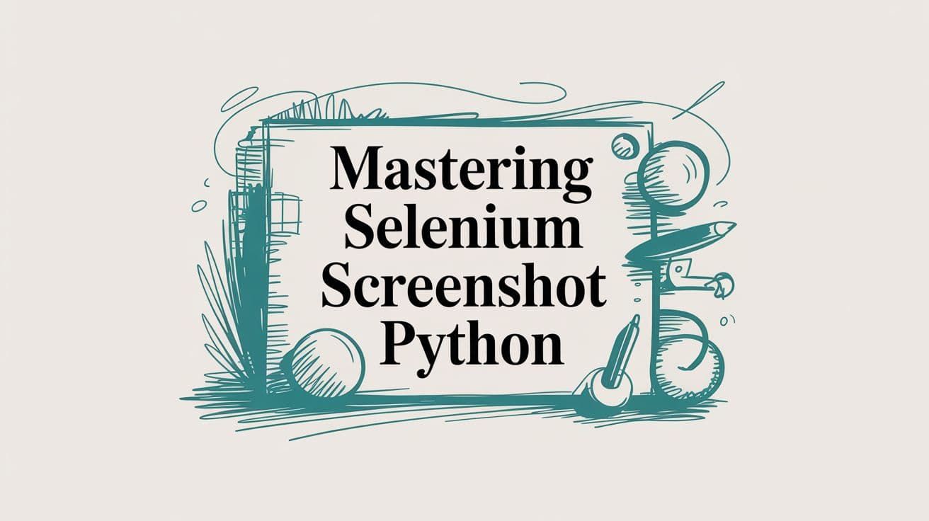 Mastering Selenium Screenshot Python