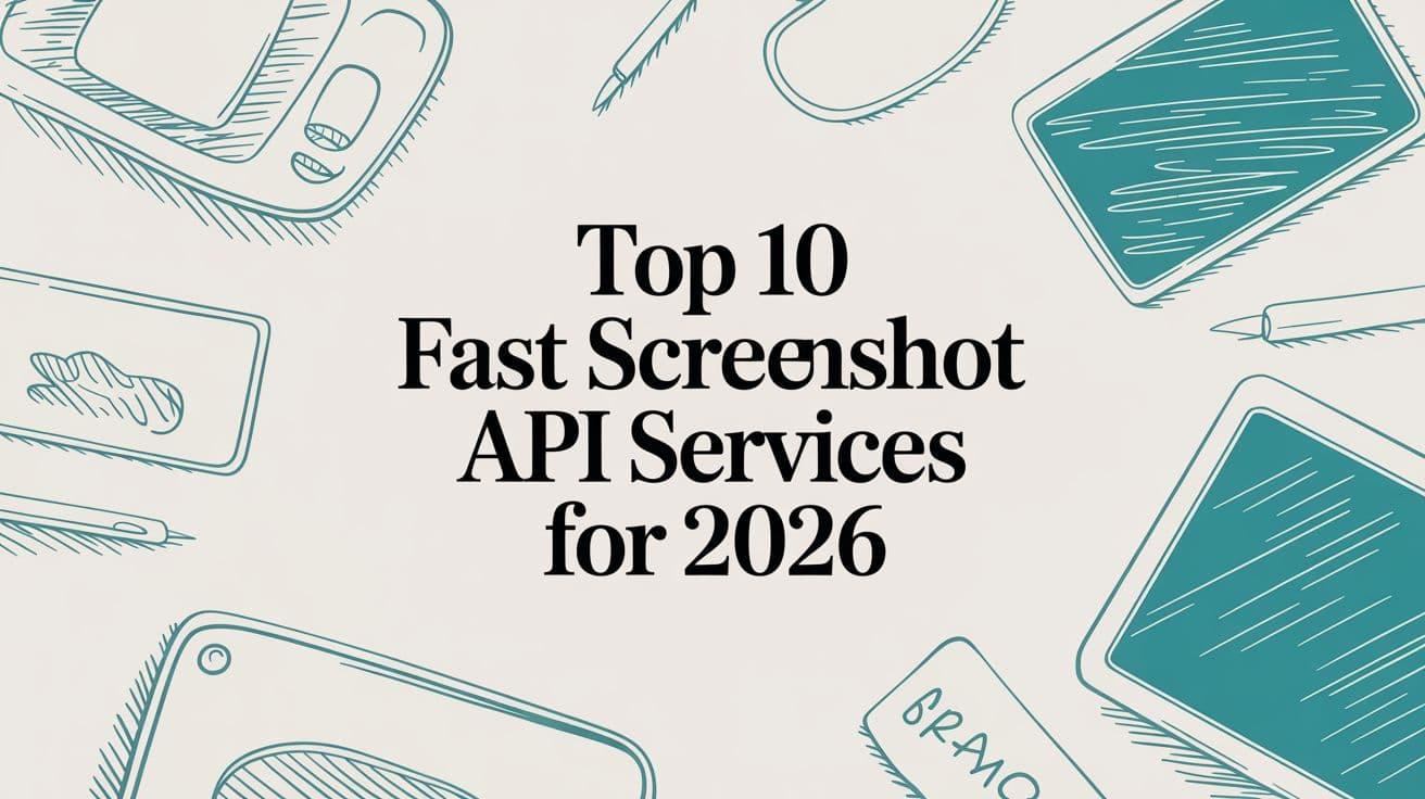Top 10 Fast Screenshot API Services for 2026