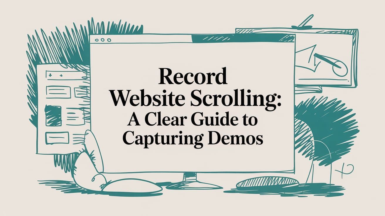 Record Website Scrolling: A Clear Guide to Capturing Demos