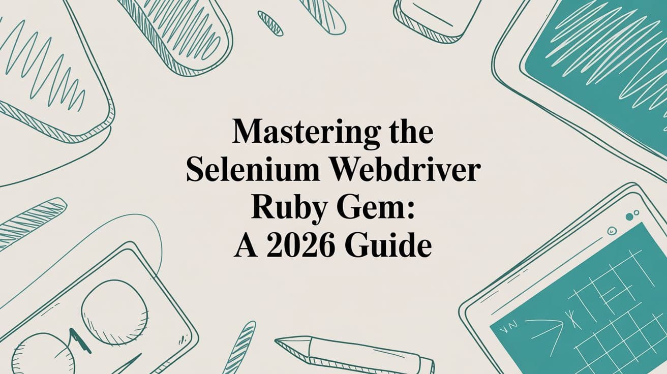 Mastering the Selenium WebDriver Ruby Gem: A 2026 Guide