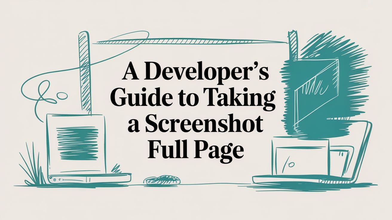 A Developer's Guide to Taking a Screenshot Full Page