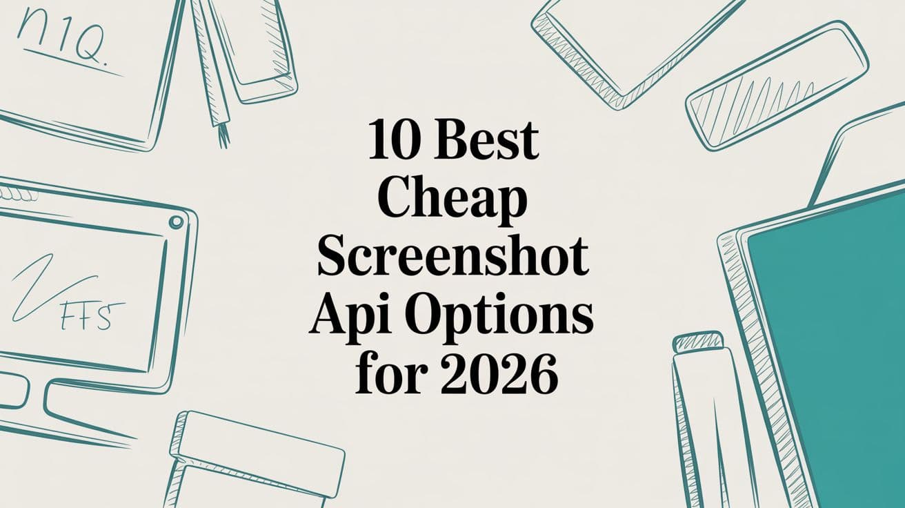 10 Best Cheap Screenshot API Options for 2026